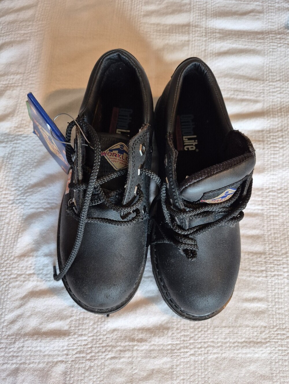 Workload men's size 5EE black protective Footwear, New without box CSA approved